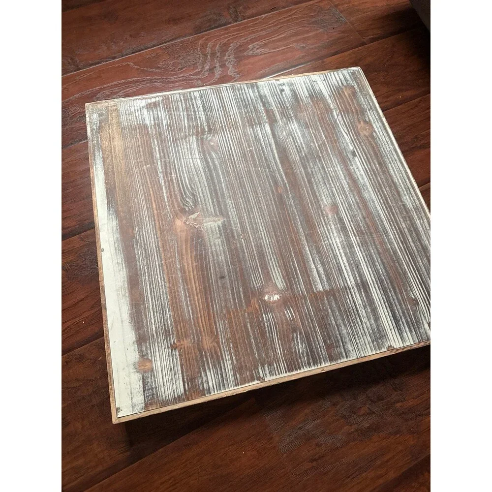 Large 20” Rustic Farmhouse Decorative Wooden Tray